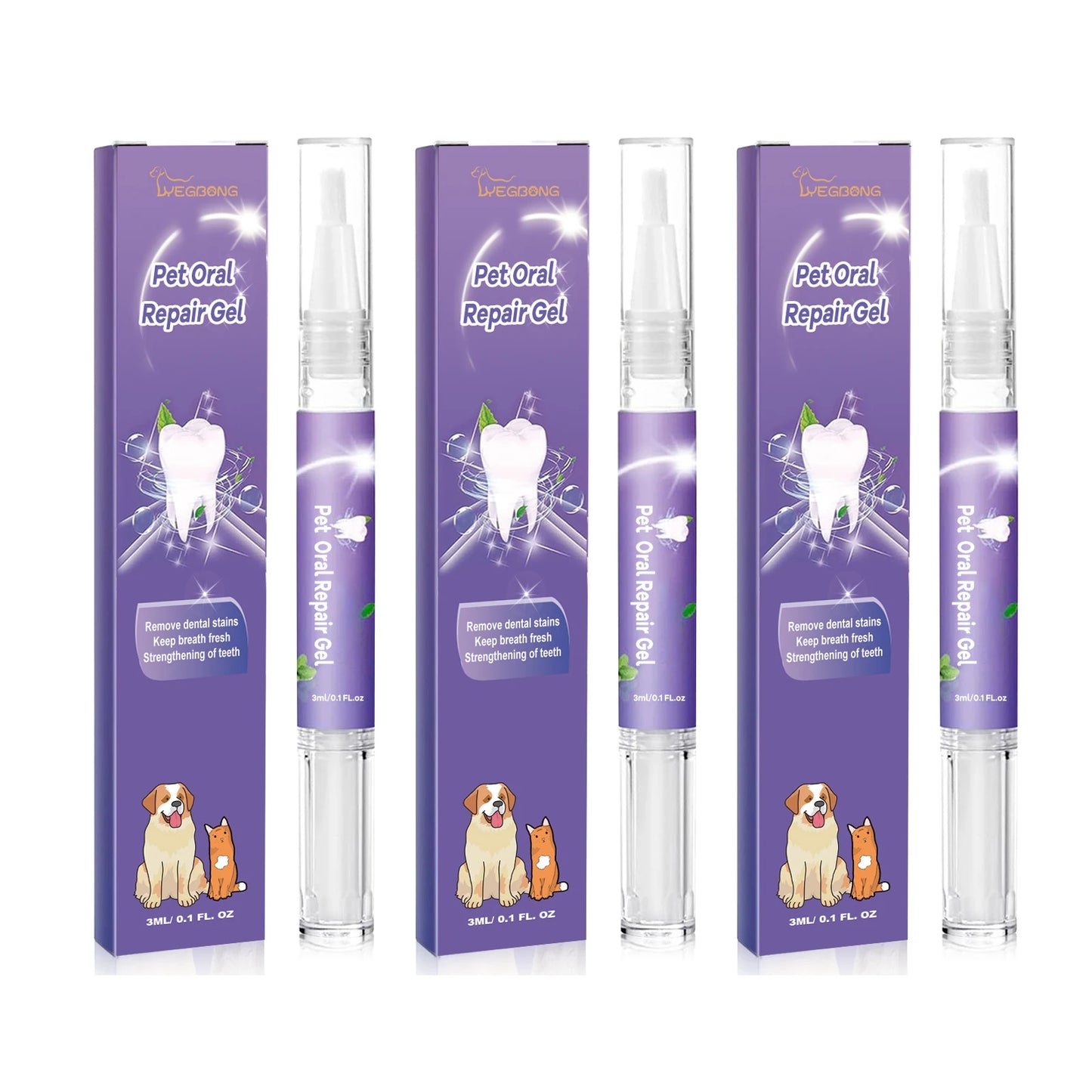 Pet Dental Care Gel 3ml Teeth Cleaning