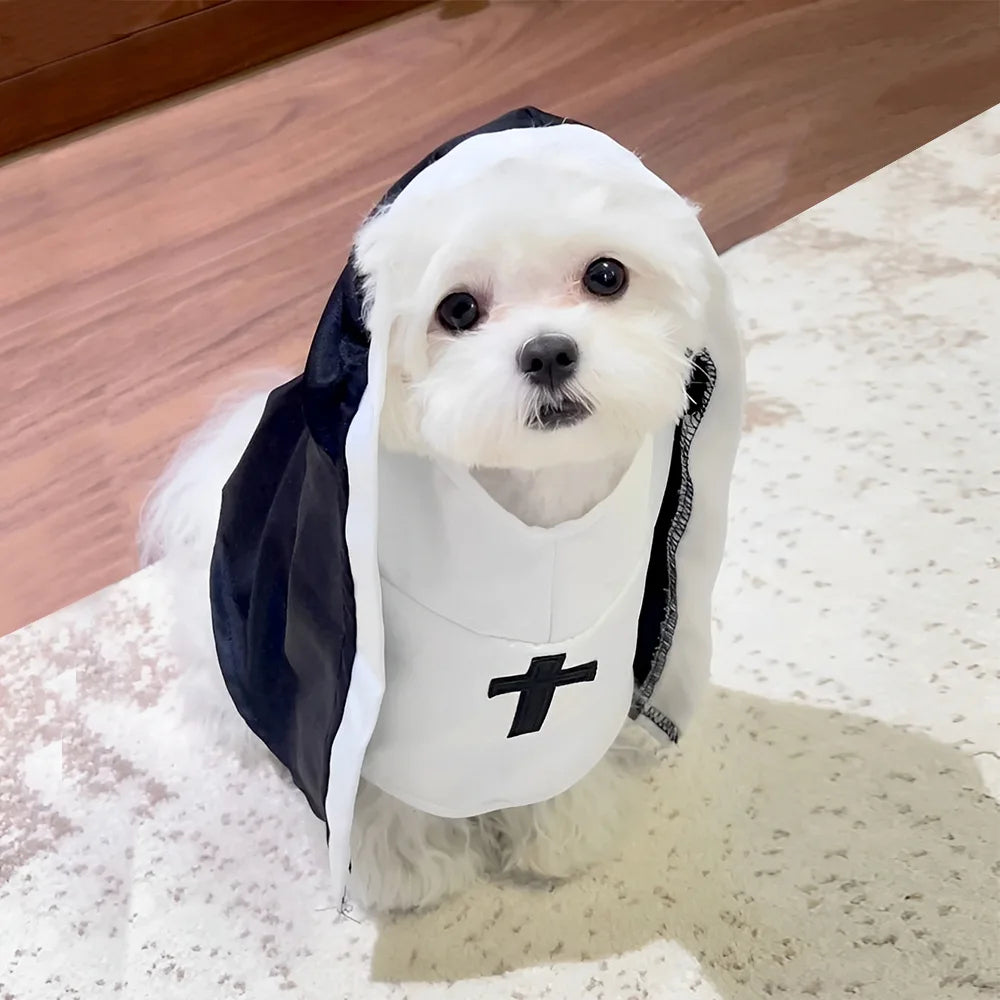 Nun Cat Dog Costume