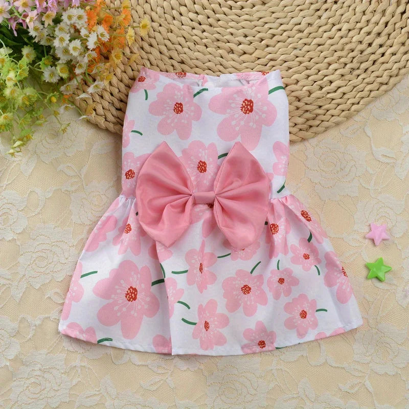 Floral Outfit for Cats and Dogs