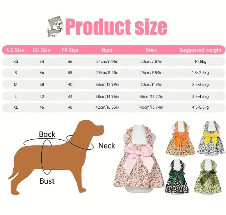 Fashion Cat Dog Dress