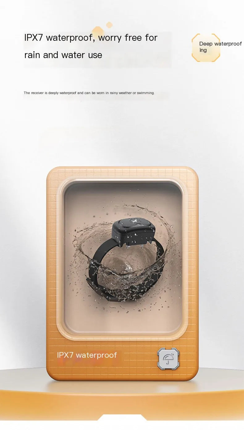 Dog training device remote control barking