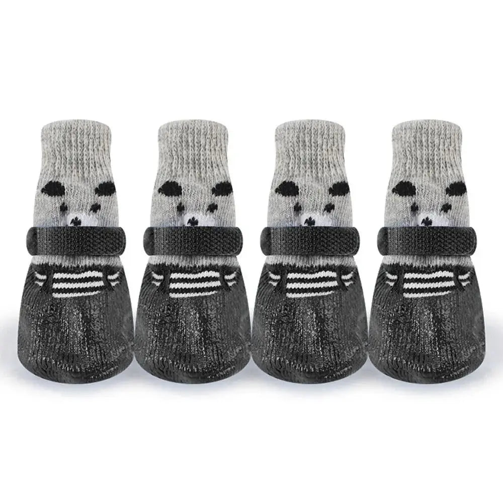 2 Pair Pet Dog Shoes Socks Waterproof