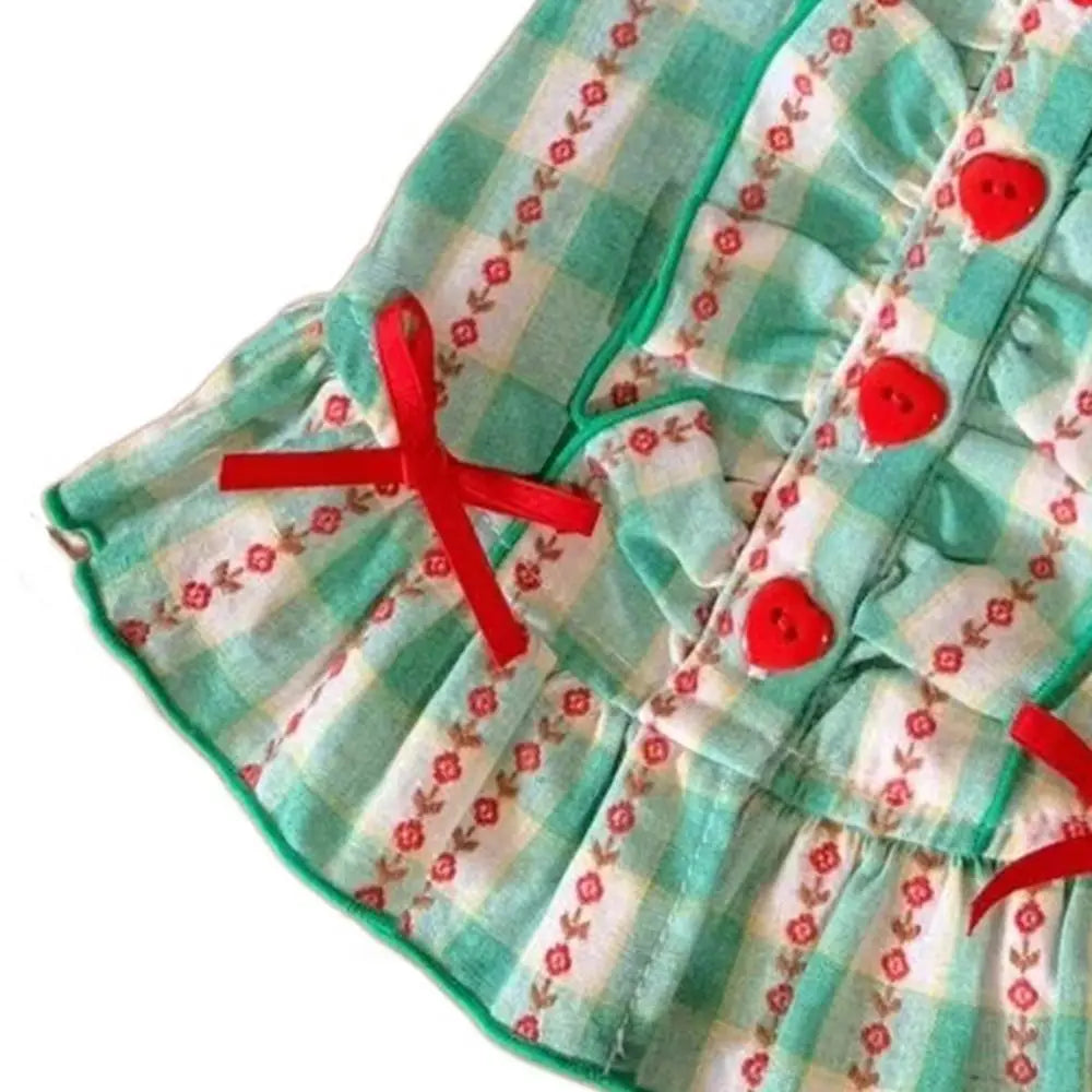 Cute Green Skirt Costume