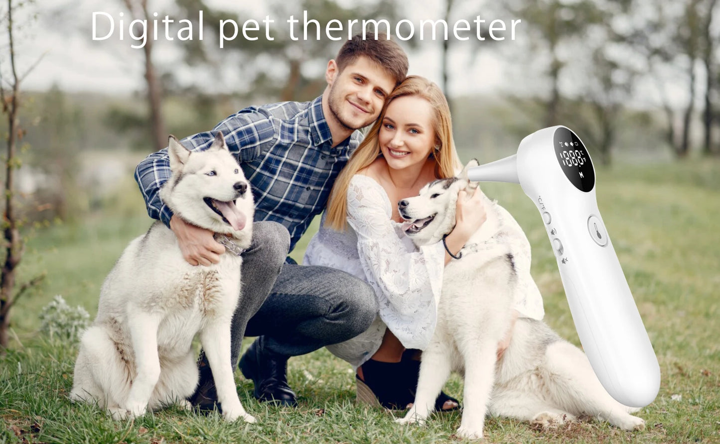 Pet Ear Thermometer for Dogs and Livestock