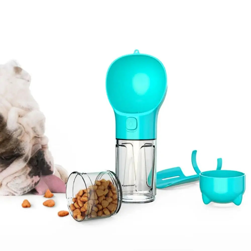 Pet Water Food Dispenser 3 in 1 Bottle