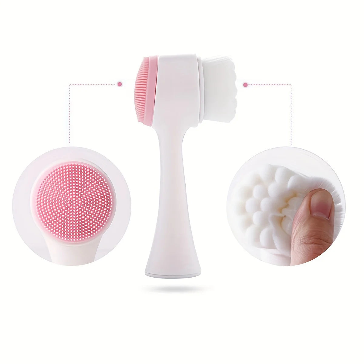 1pc- Silicone Pet Paw Cleaner & Massage Brush