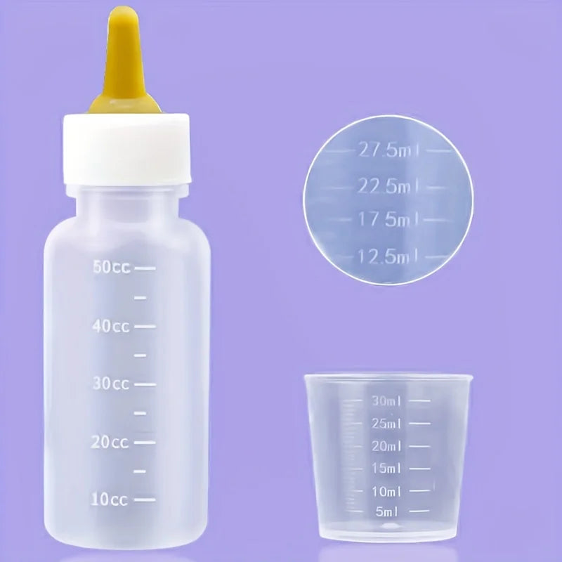 Pet Bottle Syringe Suit Newborn Kitten Feed Device