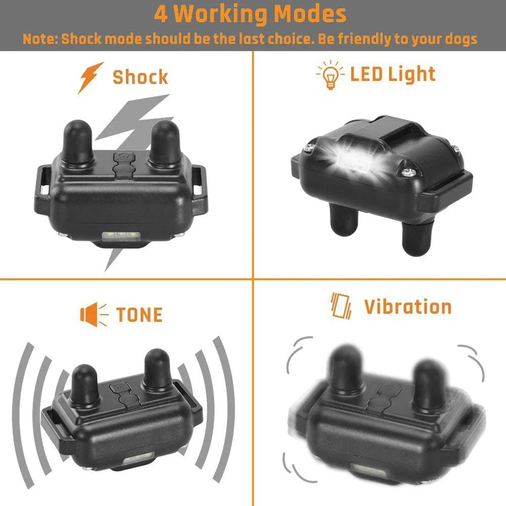 800m Digital Dog Training Collar Waterproof Rechargeable Remote Control