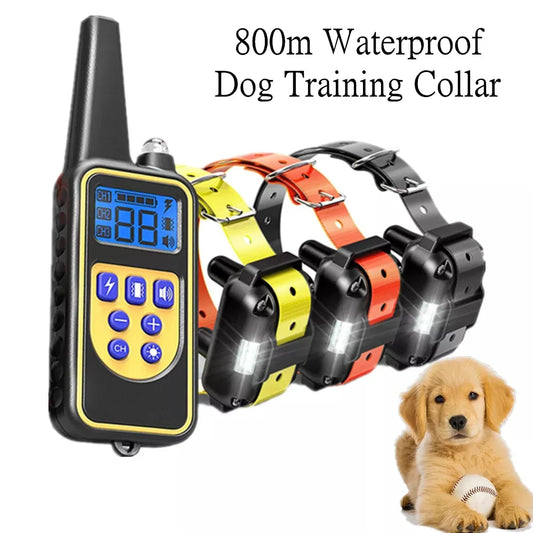 800m Digital Dog Training Collar Waterproof Rechargeable Remote Control