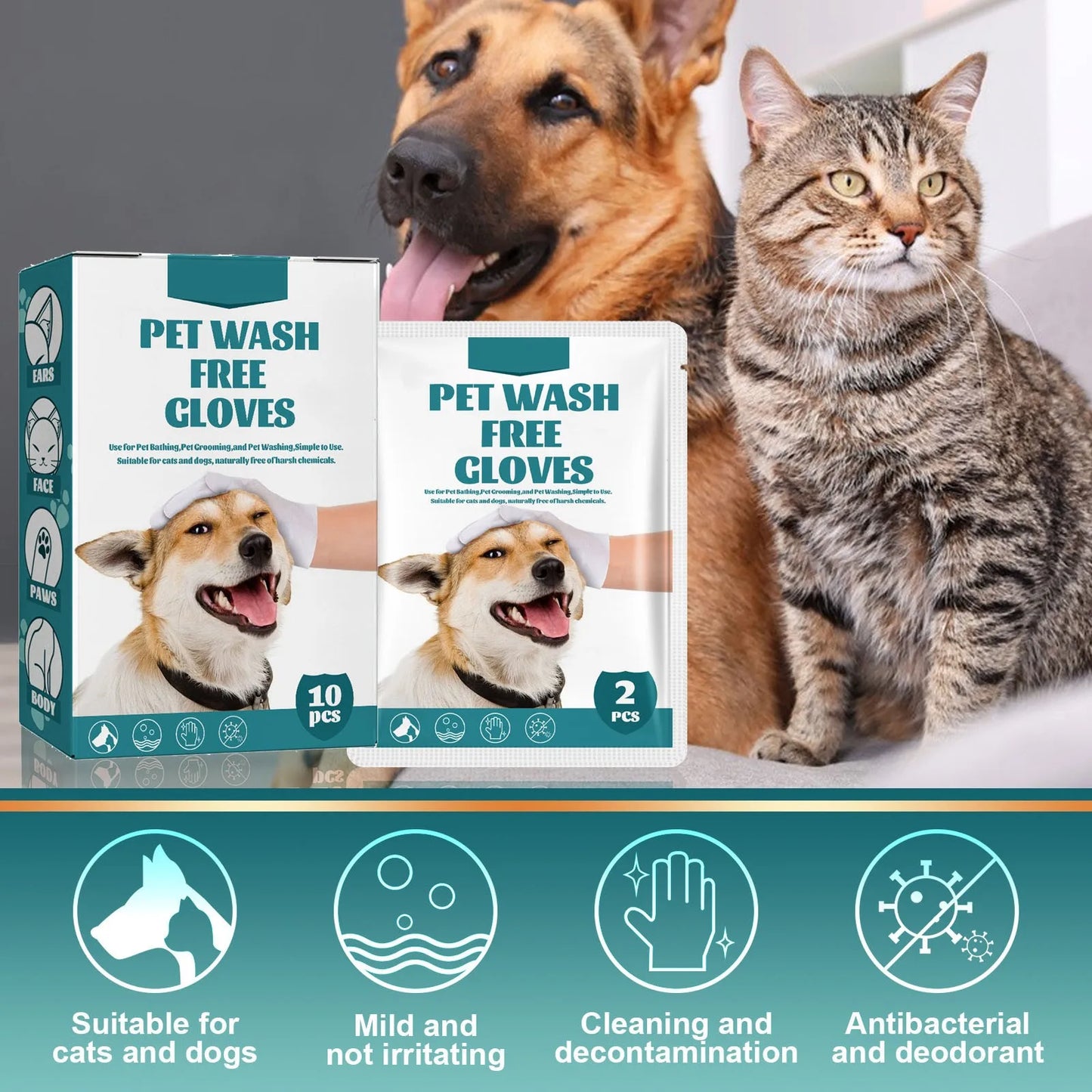 Pet Wash free Gloves