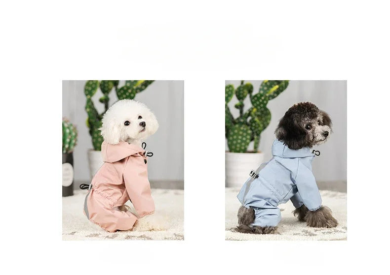 Pet clothing, rainproof, breathable and reflective clothes