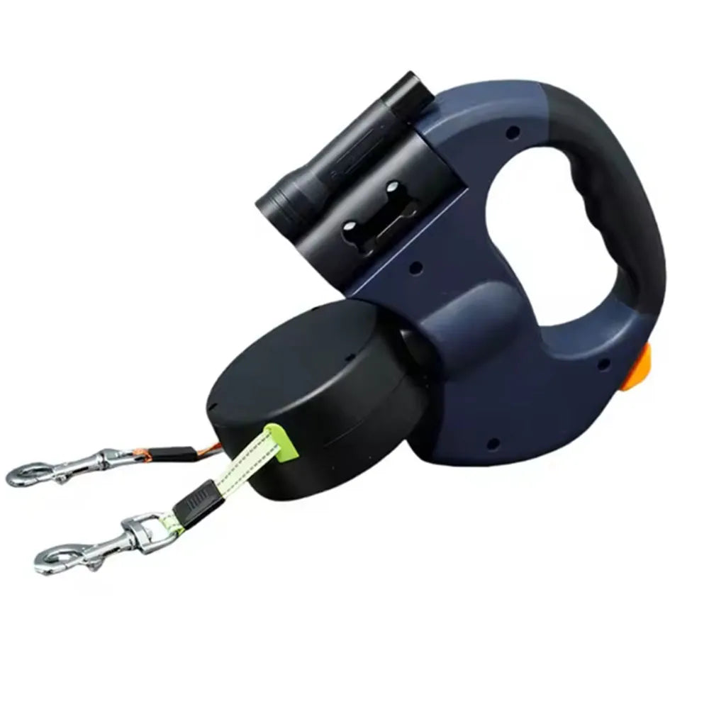 Dog Leash, Two-in-one Double-headed Automatic Retractable Leash