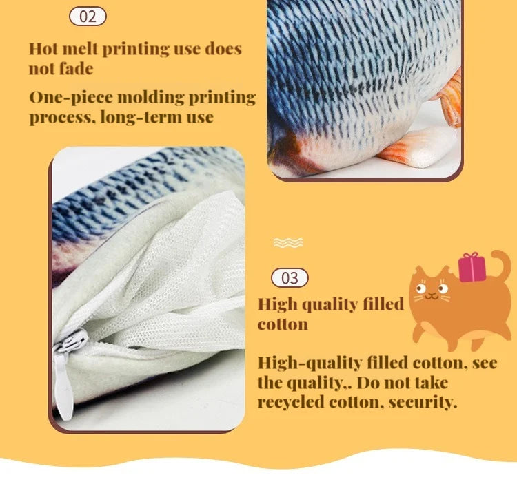 Electric Fish Toy For Cats