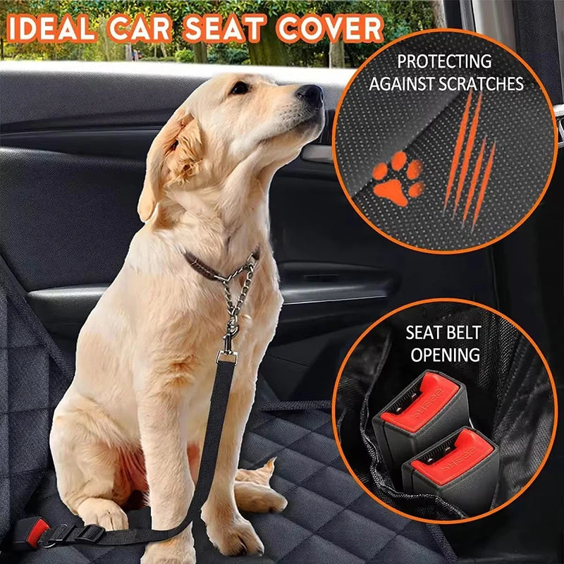 Dog Car Rear Seat Protective Cover Waterproof Dirt Resistant