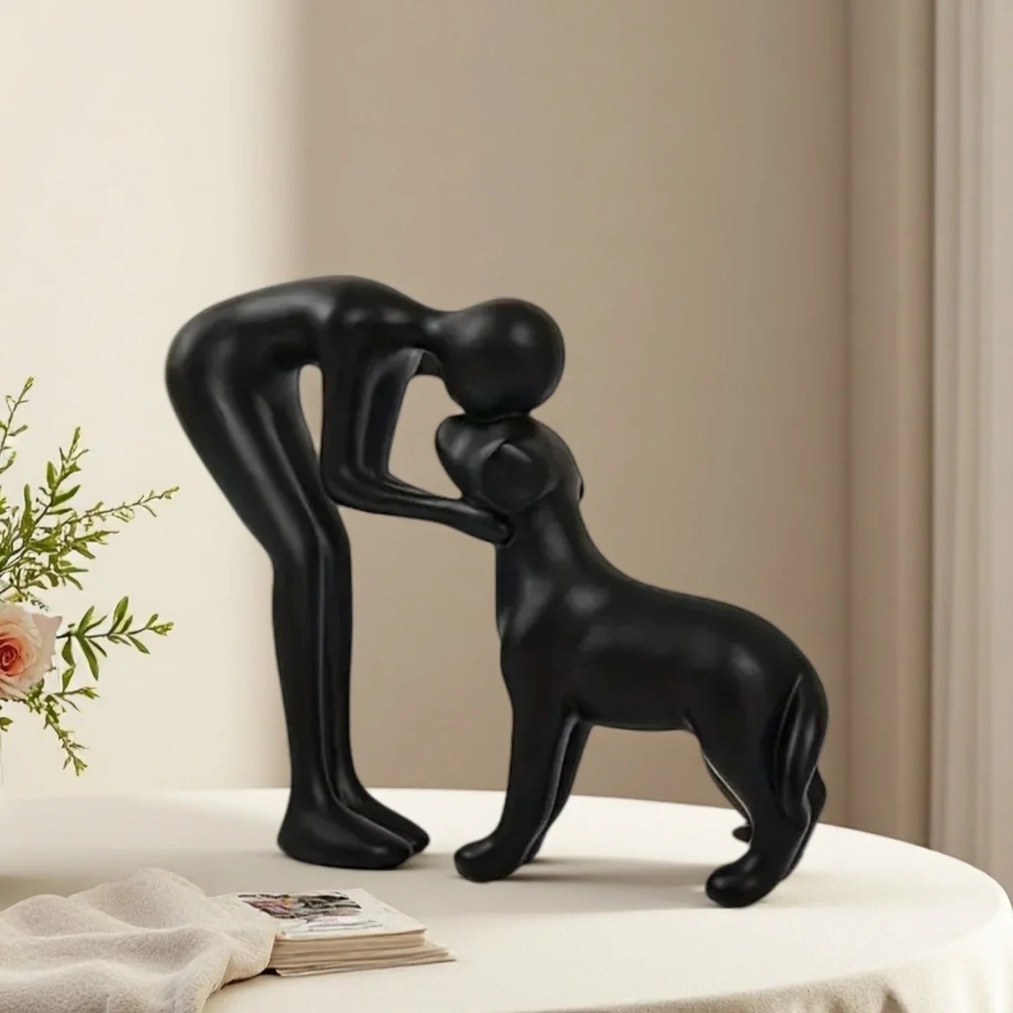 A warm gift for pet lovers and a home table decoration