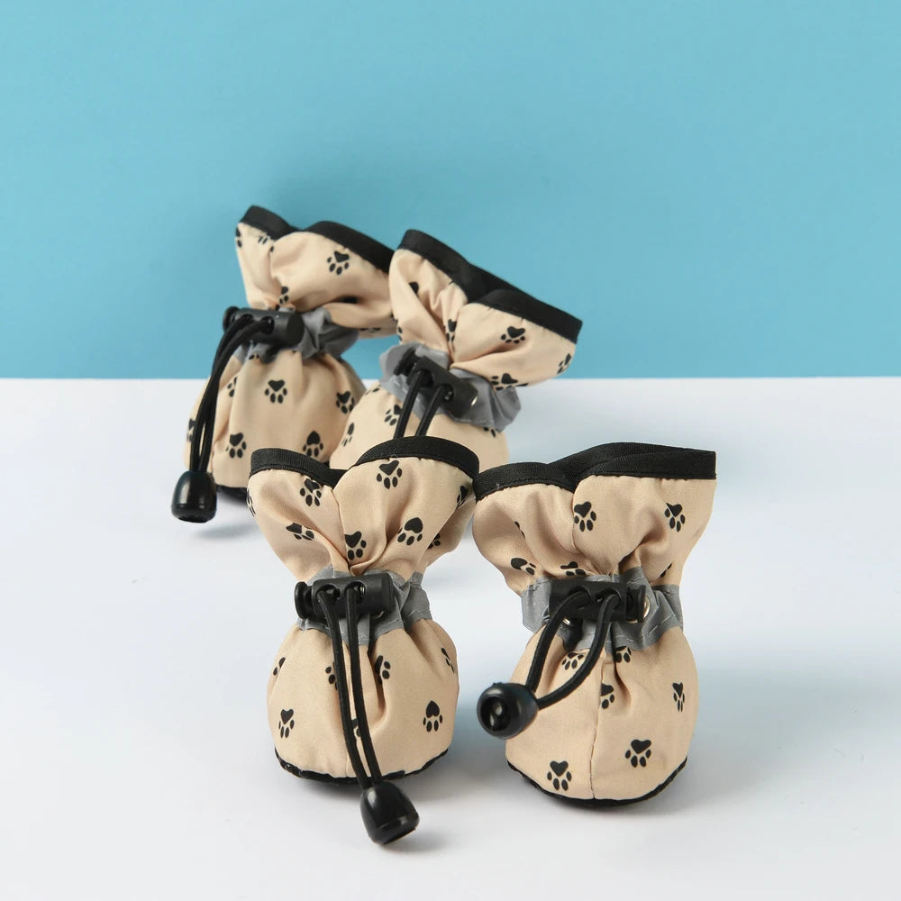 4pcs Pet Outdoor Sneakers