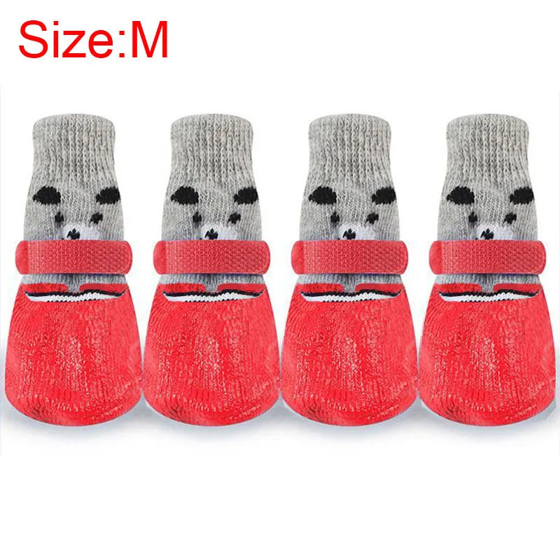 Dog Cat Boots Socks with Adjustable Waterproof