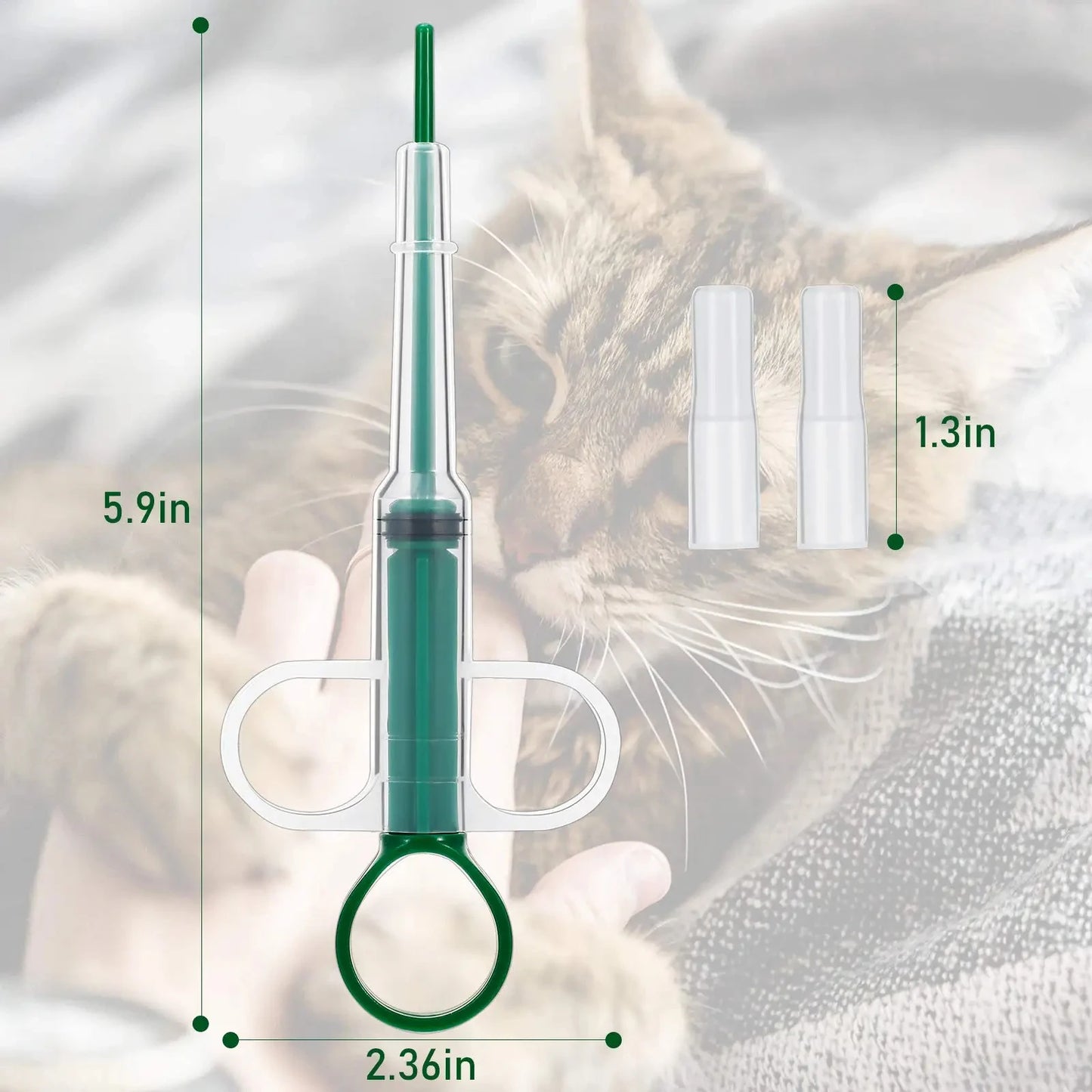 Medication Dispenser, Pressing Feeding Stick for Cats and Dogs