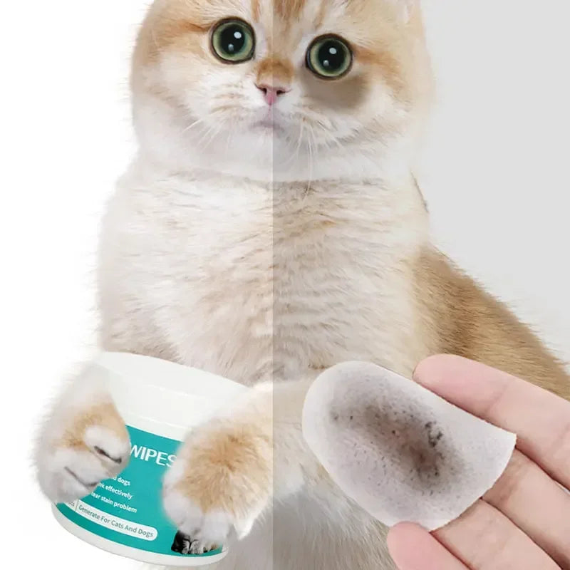100 Pieces of Pet Eye Wipes