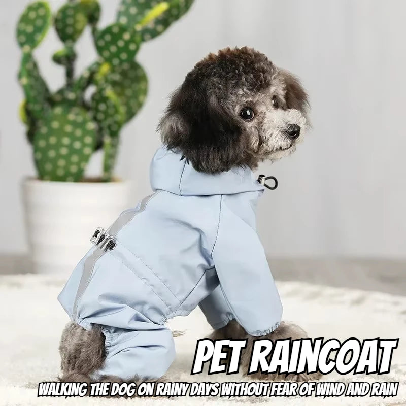 Pet clothing, rainproof, breathable and reflective clothes
