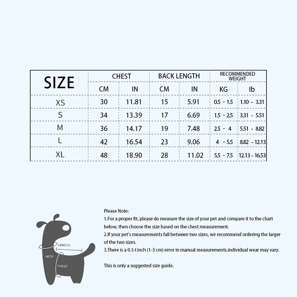 Pet Dress for Dogs & Cats