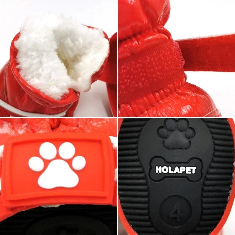 Winter Shoes For Small Medium Dogs Cats Waterproof
