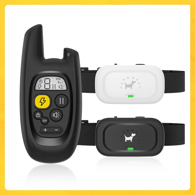 Dog training device remote control barking