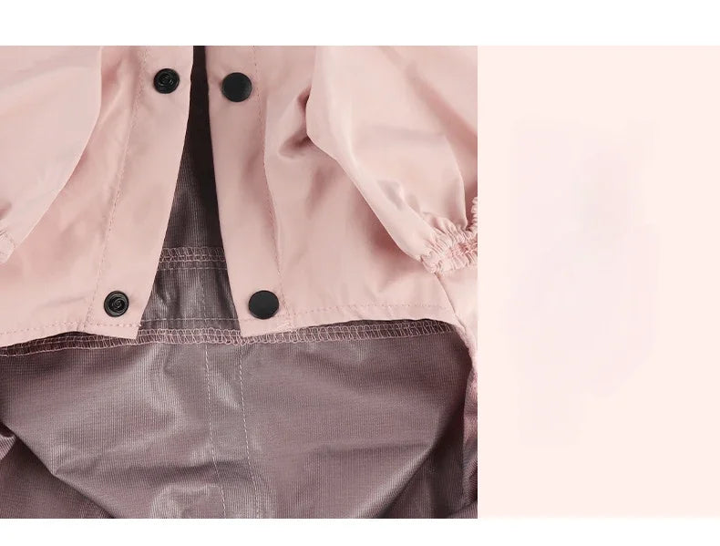 Pet clothing, rainproof, breathable and reflective clothes