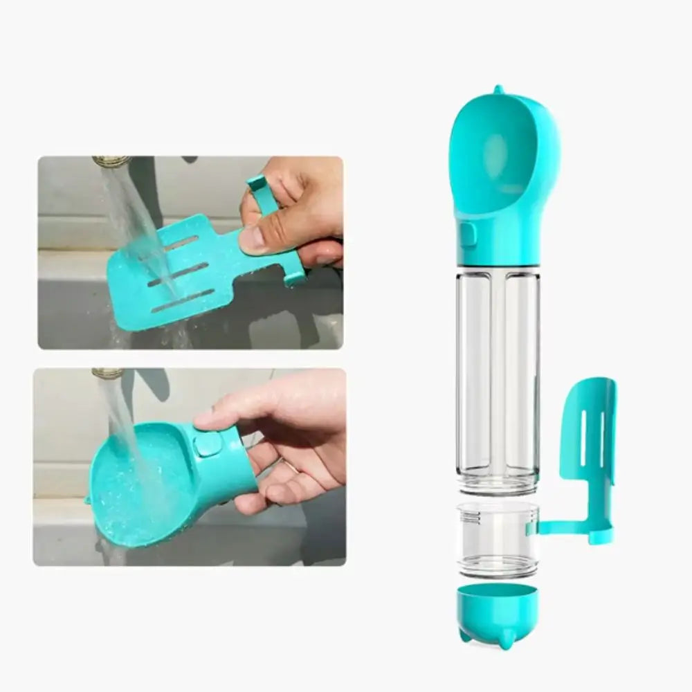 Pet Water Food Dispenser 3 in 1 Bottle