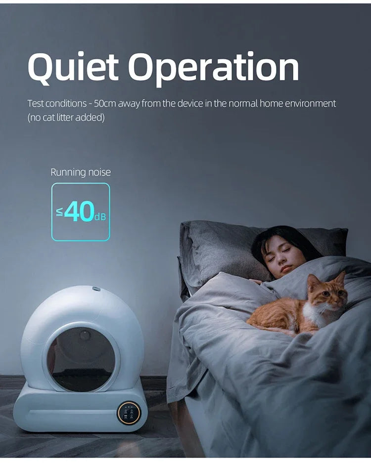 Automatic Smart Cat Litter Box Self-cleaning