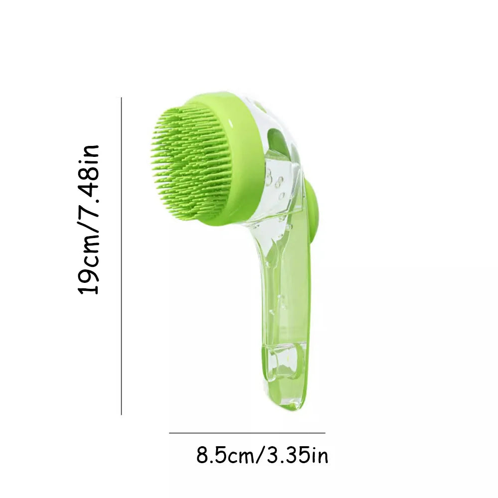 Pet Bath Brush for Small Dogs & Cats: