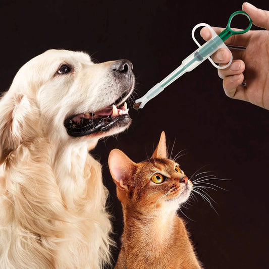 Medication Dispenser, Pressing Feeding Stick for Cats and Dogs
