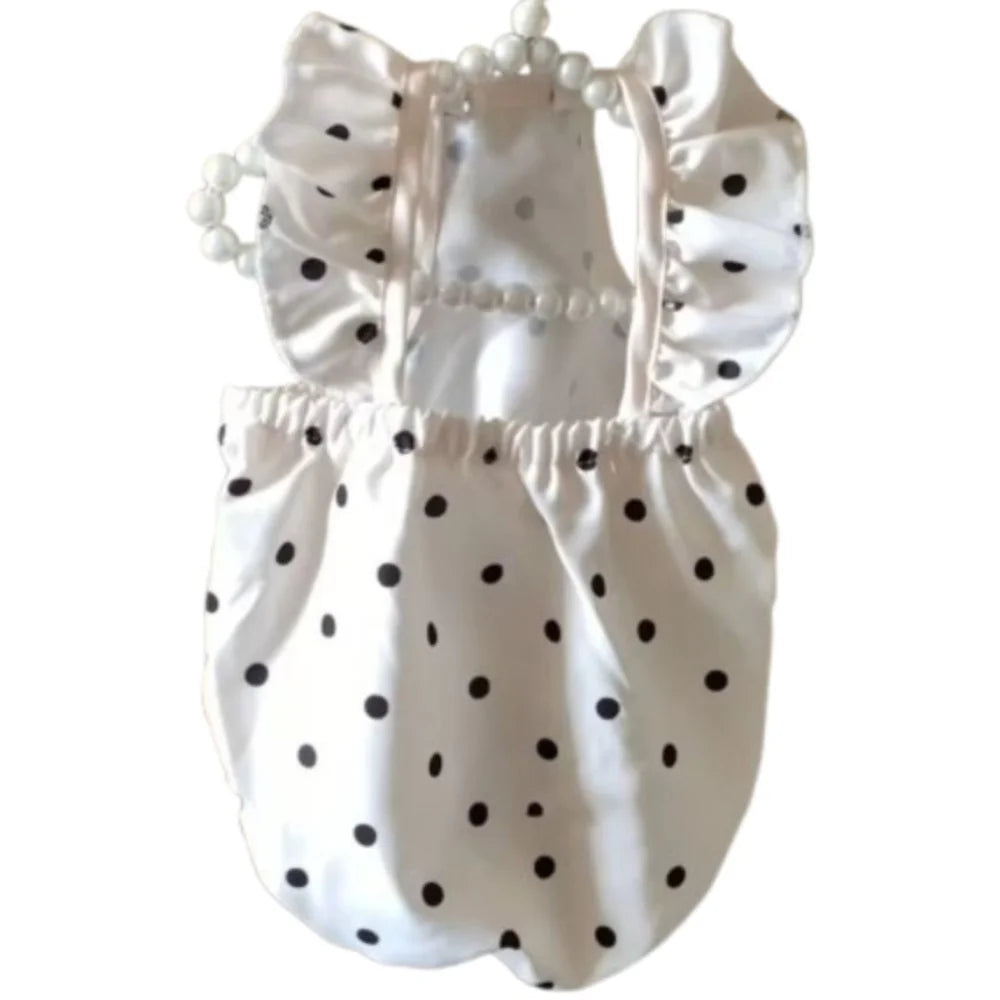 Dog Vest Dot Pattern Skirt