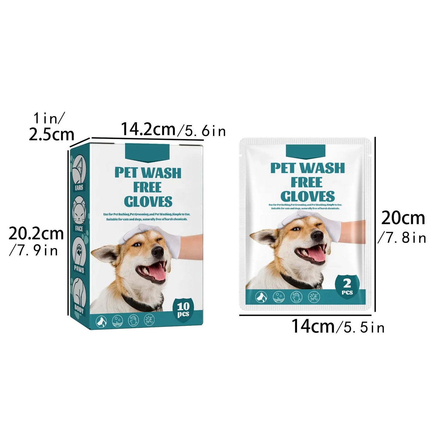 Pet Wash free Gloves