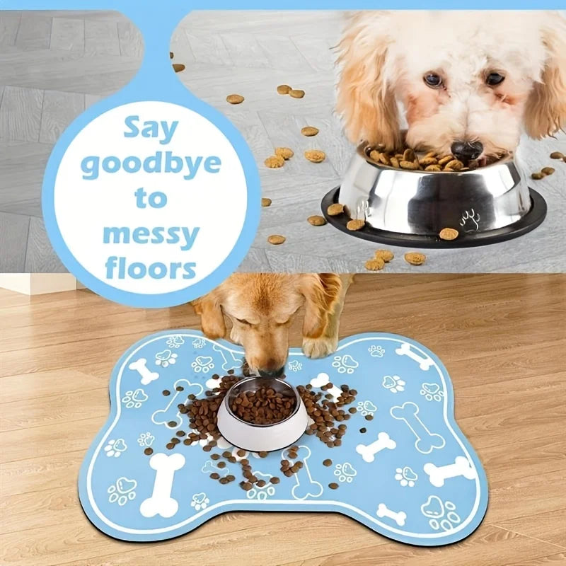 Pet Feeding Mat - Non slip, Scratch resistant