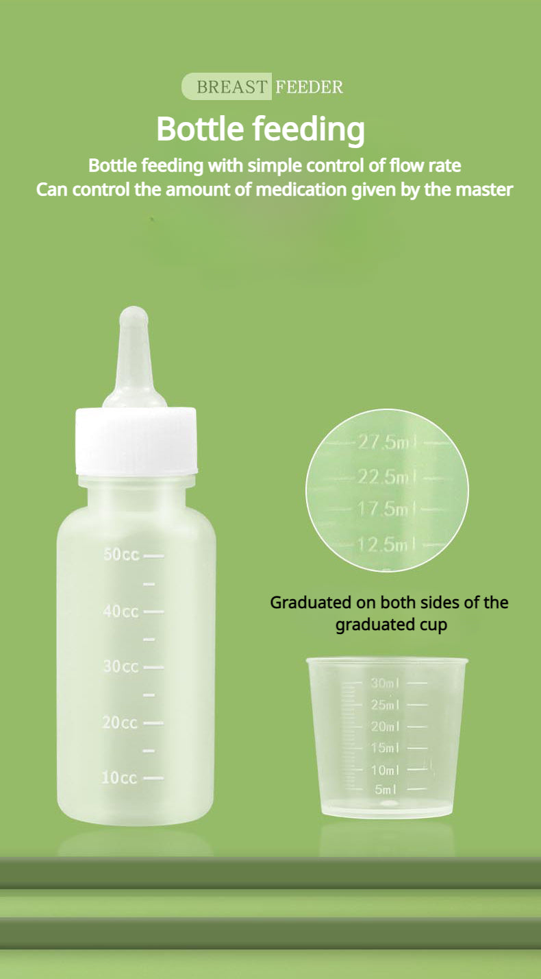 Pet Bottle Syringe Suit Newborn Kitten Feed Device