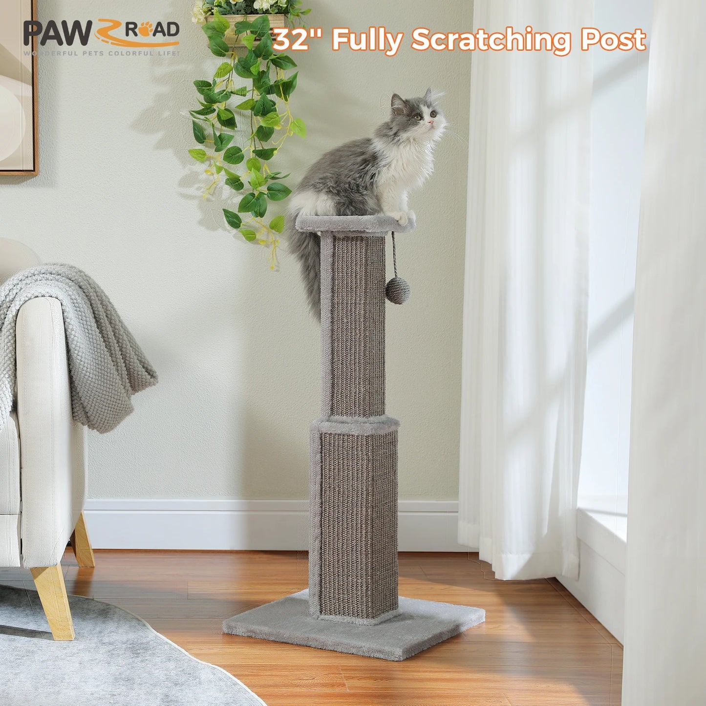 80CM Cat Scratching Post for Indoor