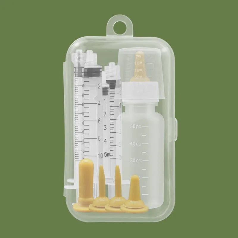 Pet Bottle Syringe Suit Newborn Kitten Feed Device