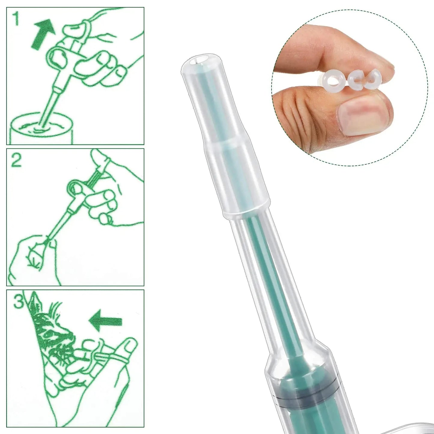 Medication Dispenser, Pressing Feeding Stick for Cats and Dogs