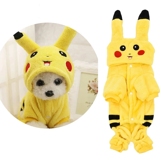 Cartoon Pet Pikachu Costume