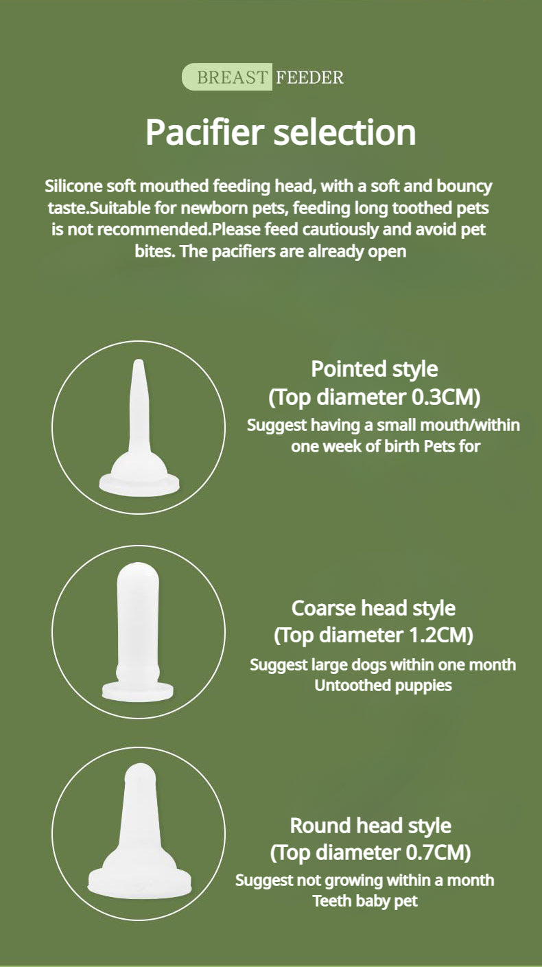 Pet Bottle Syringe Suit Newborn Kitten Feed Device