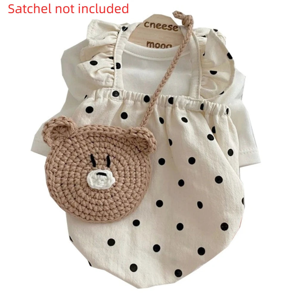 Dog Vest Dot Pattern Skirt