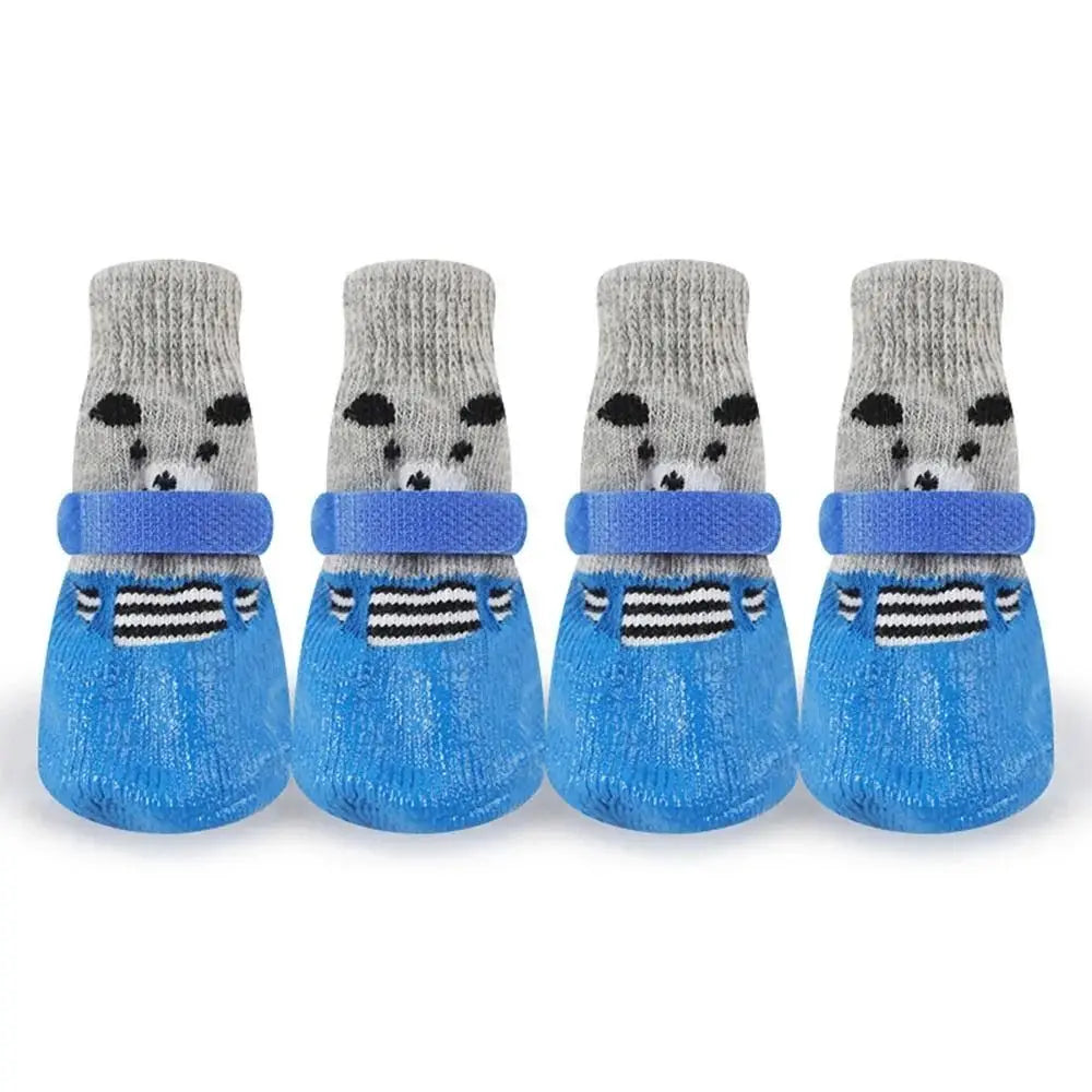 2 Pair Pet Dog Shoes Socks Waterproof