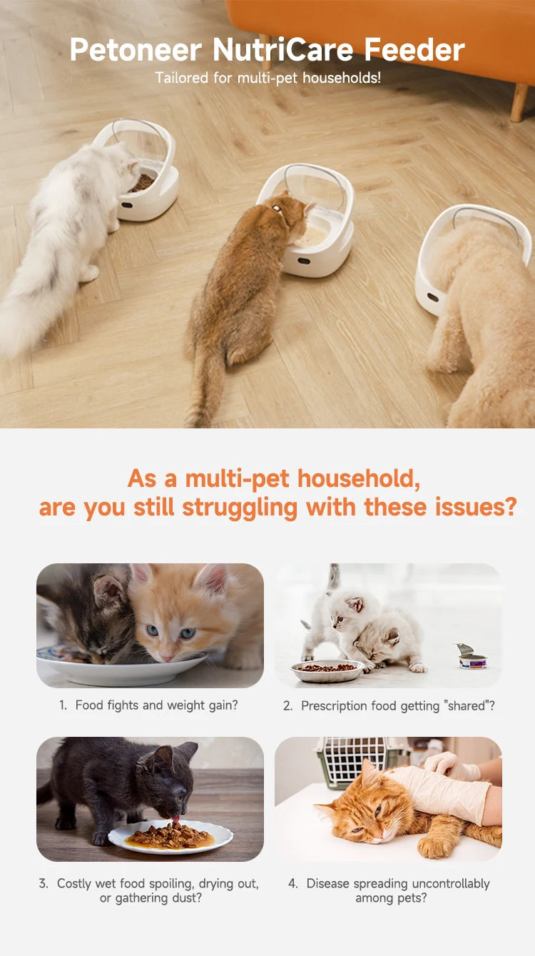 New Petoneer NutriCare Feeder Tailored For Multi-Pet Households