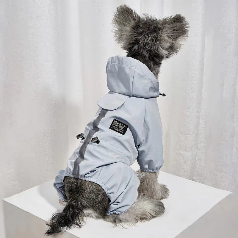 Pet clothing, rainproof, breathable and reflective clothes