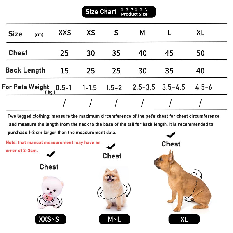 Cute Pets Winter Clothes