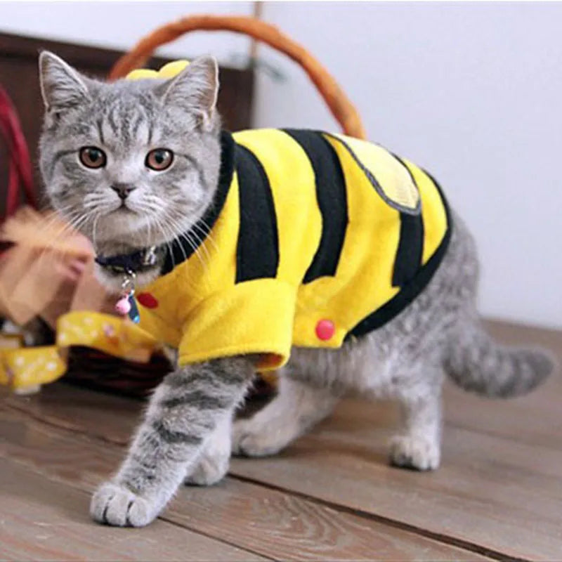 Cute Dog & Cat Bees Clothes