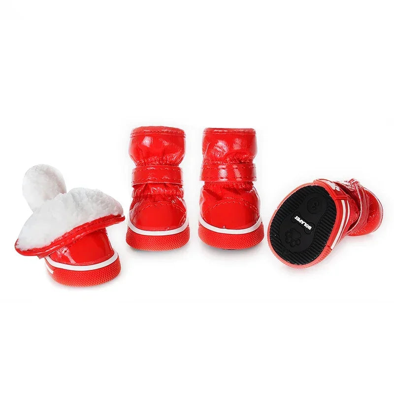 Winter Shoes For Small Medium Dogs Cats Waterproof