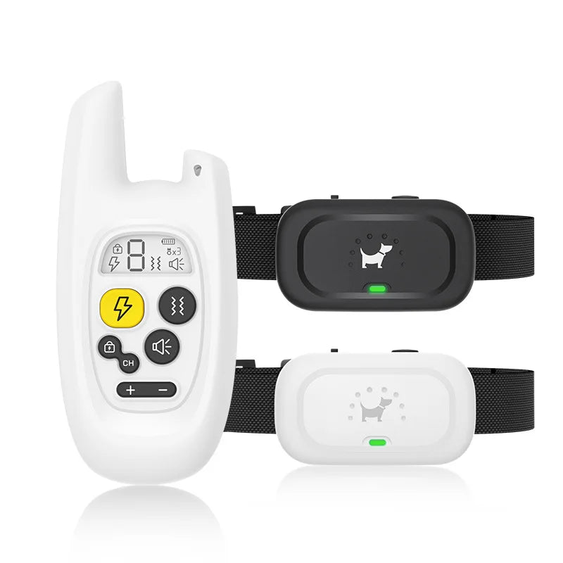 Dog training device remote control barking