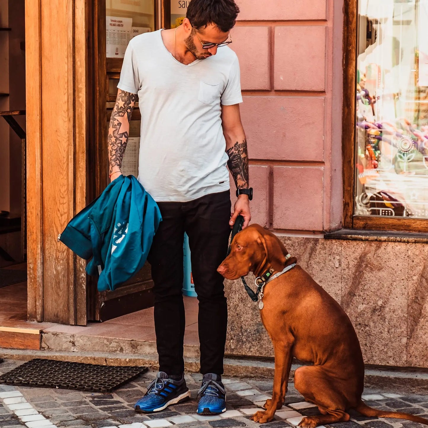 Heavy Duty Polyamide Training Dog Leash with Reflective Stripes